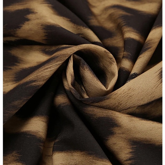 TCF Leopard Print Maxi Slip Skirt - Picture 4 of 5